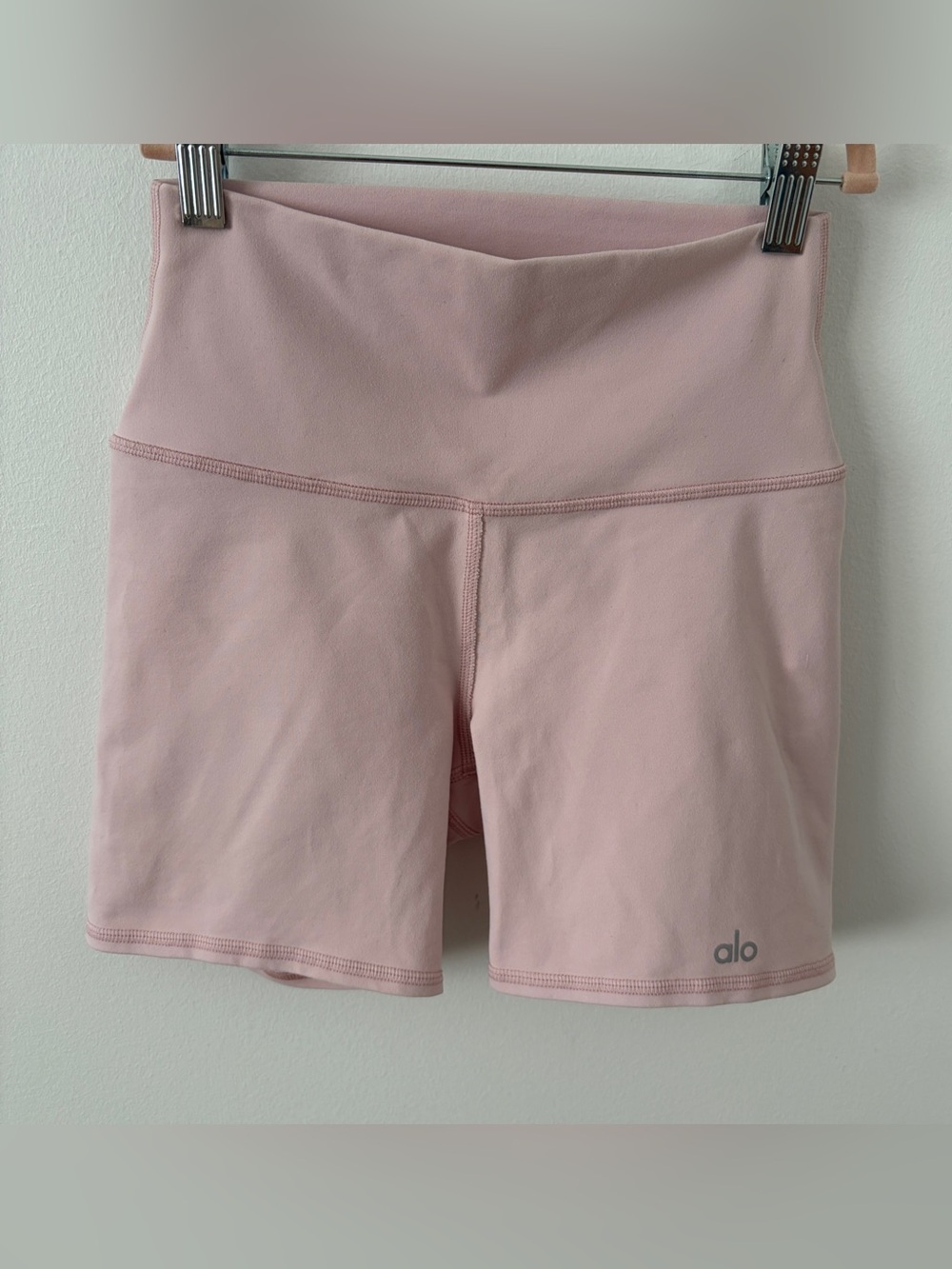Alo High Waist Biker Shorts Pink 5” Inseam Yoga Athletic XS Women’s*#4